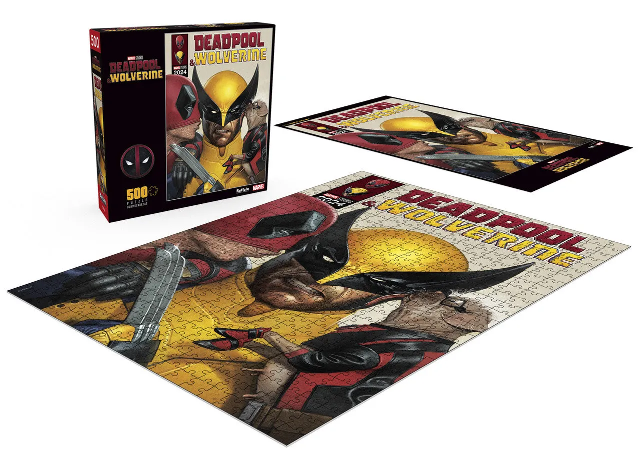 Buffalo Games Marvel Deadpool puslespil 500 brikker comic