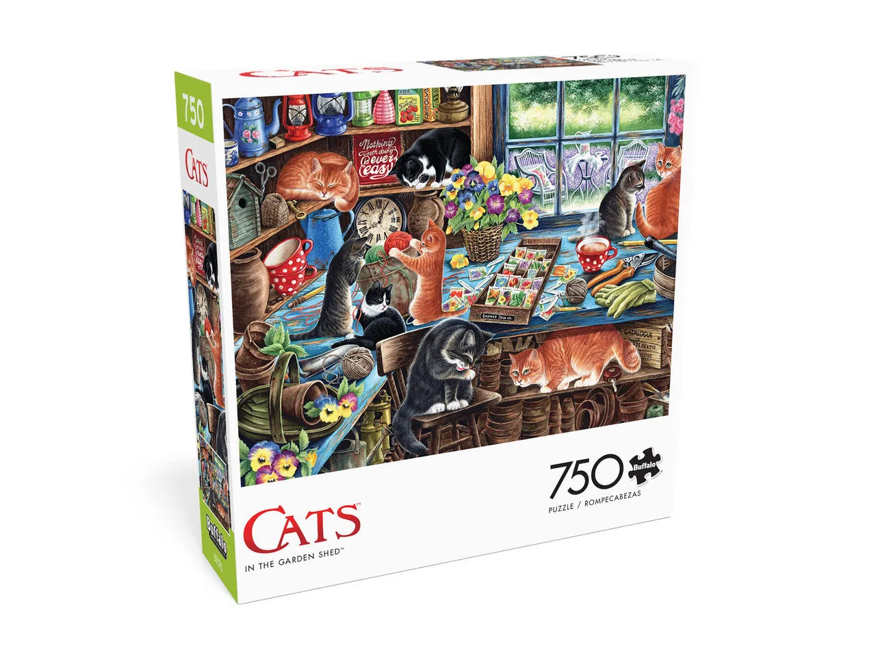 Buffalo Games In the Garden Shed puslespil 750 katte