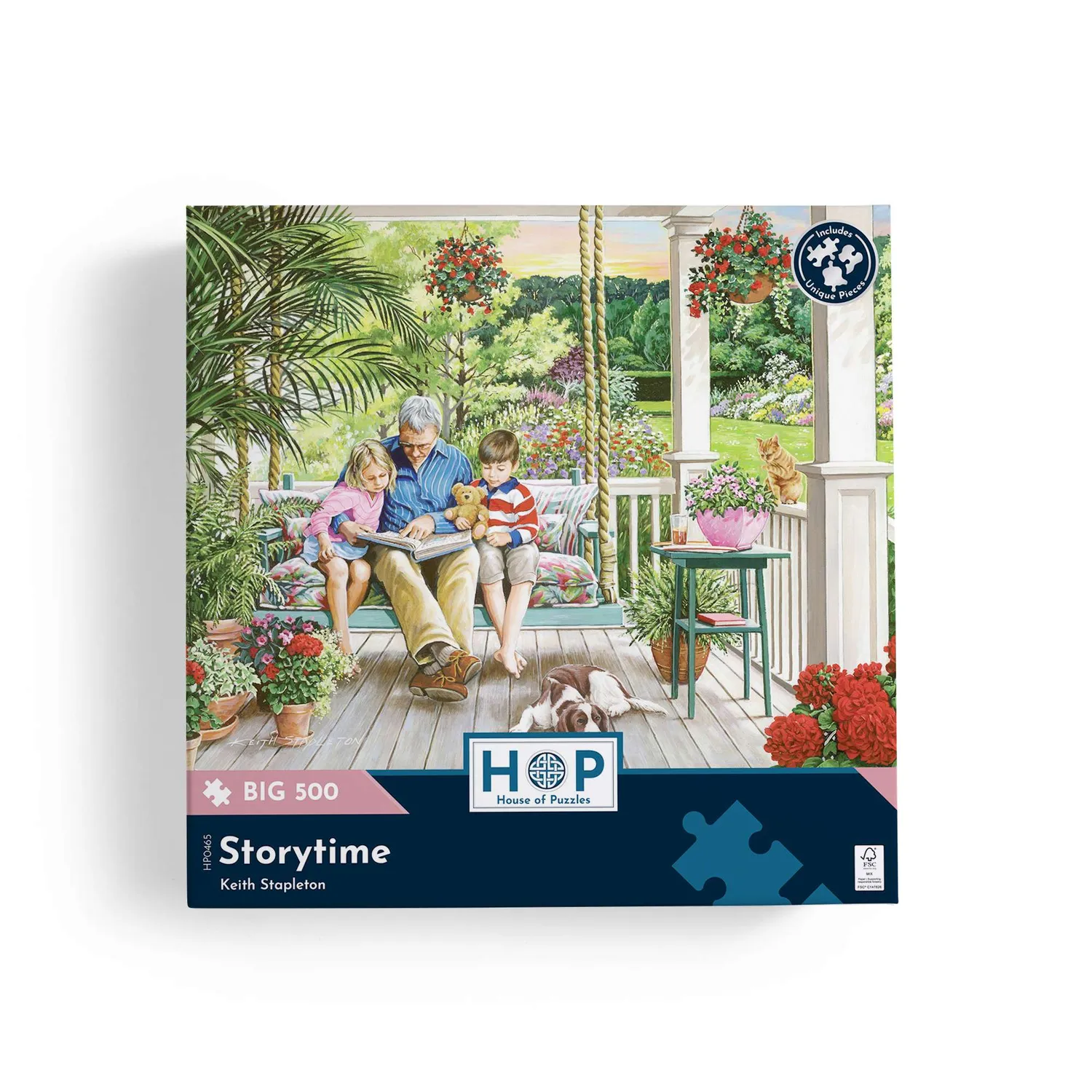 House of Puzzle BIG Storytime puslespil 500 brikker XL