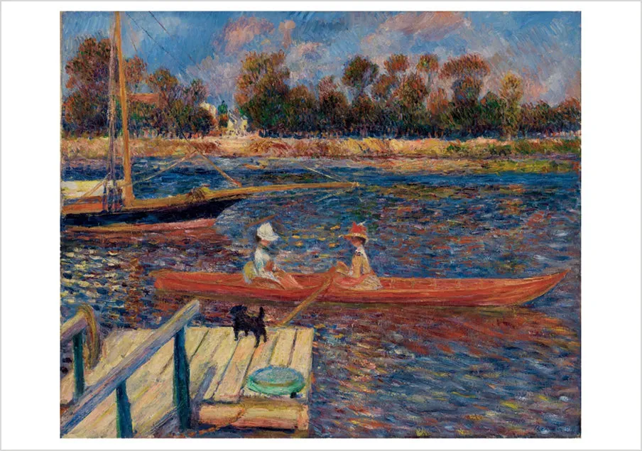 Pomegranate Renoir The Seine at Argenteuil kort blankt