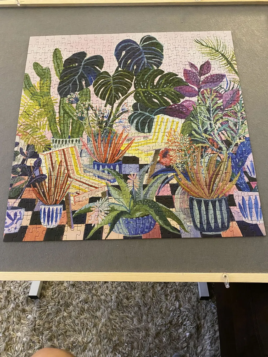 Good Puzzle Co. Potted planter puslespil 500 brikker grøn