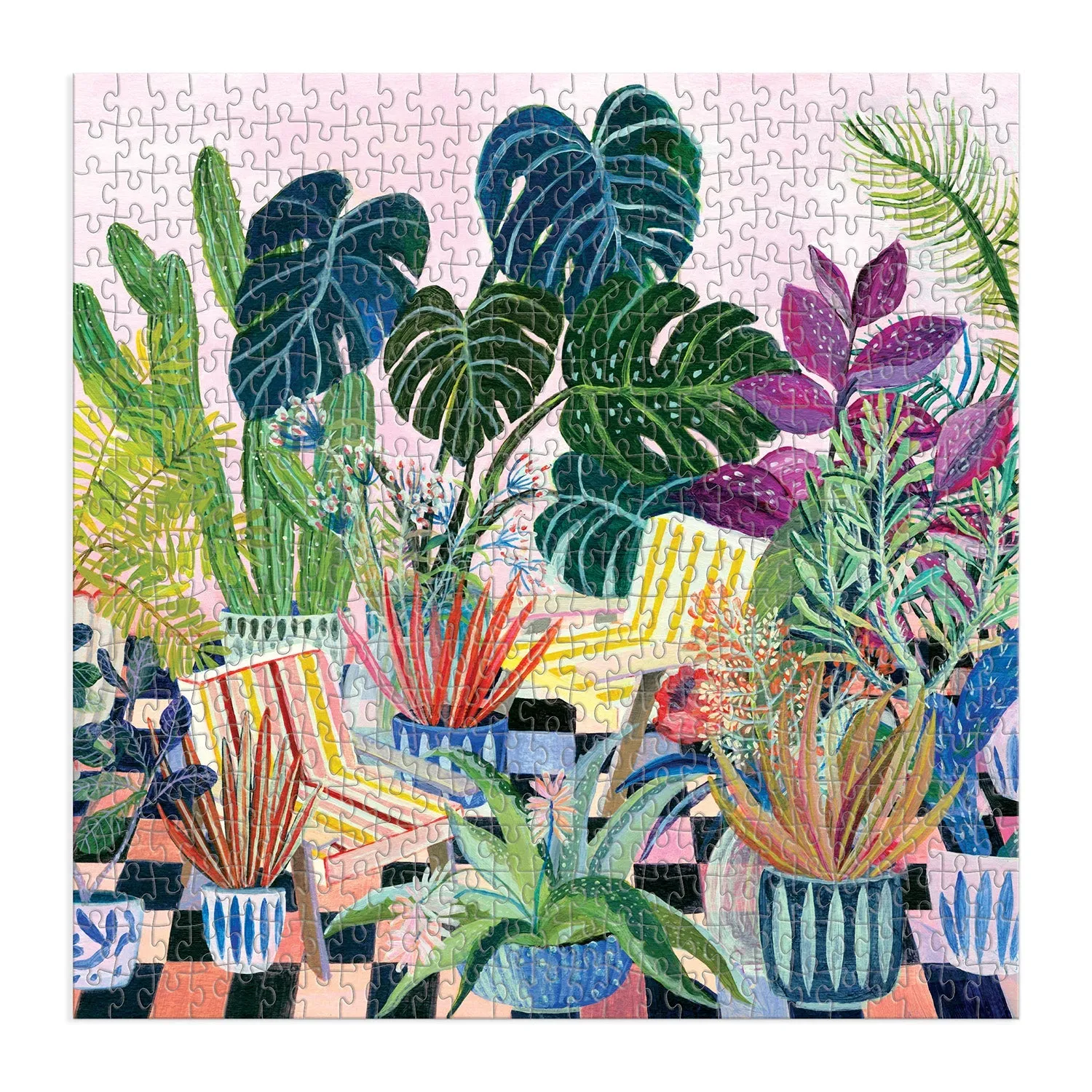Good Puzzle Co. Potted planter puslespil 500 brikker grøn