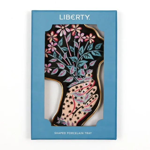 Galison Liberty Ianthe porcelænsbakke guldkanter