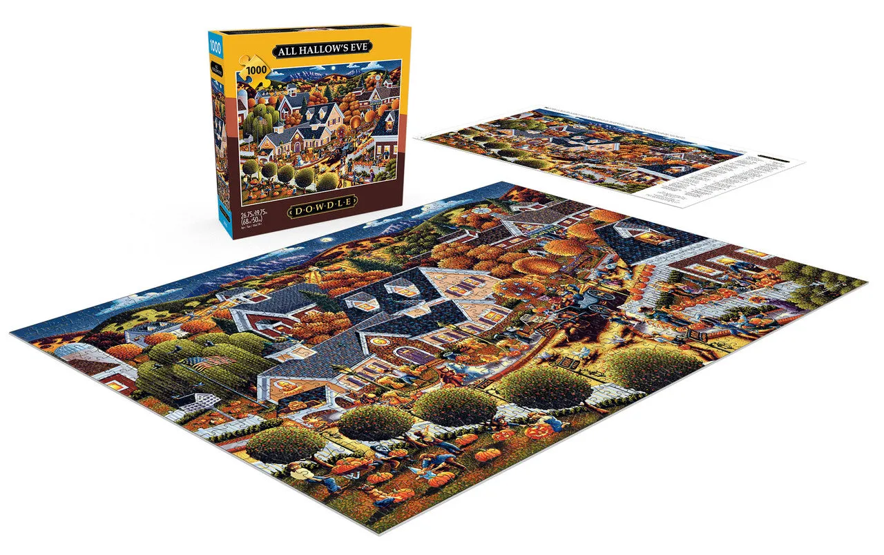 Buffalo Games Eric Dowdle All Hallow's Eve puslespil 1000 brikker halloween