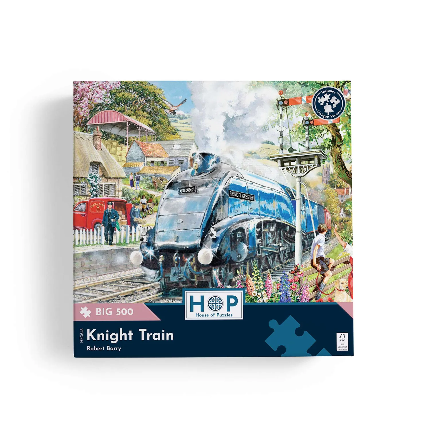 House of Puzzle Knight Train BIG 500 puslespil tog