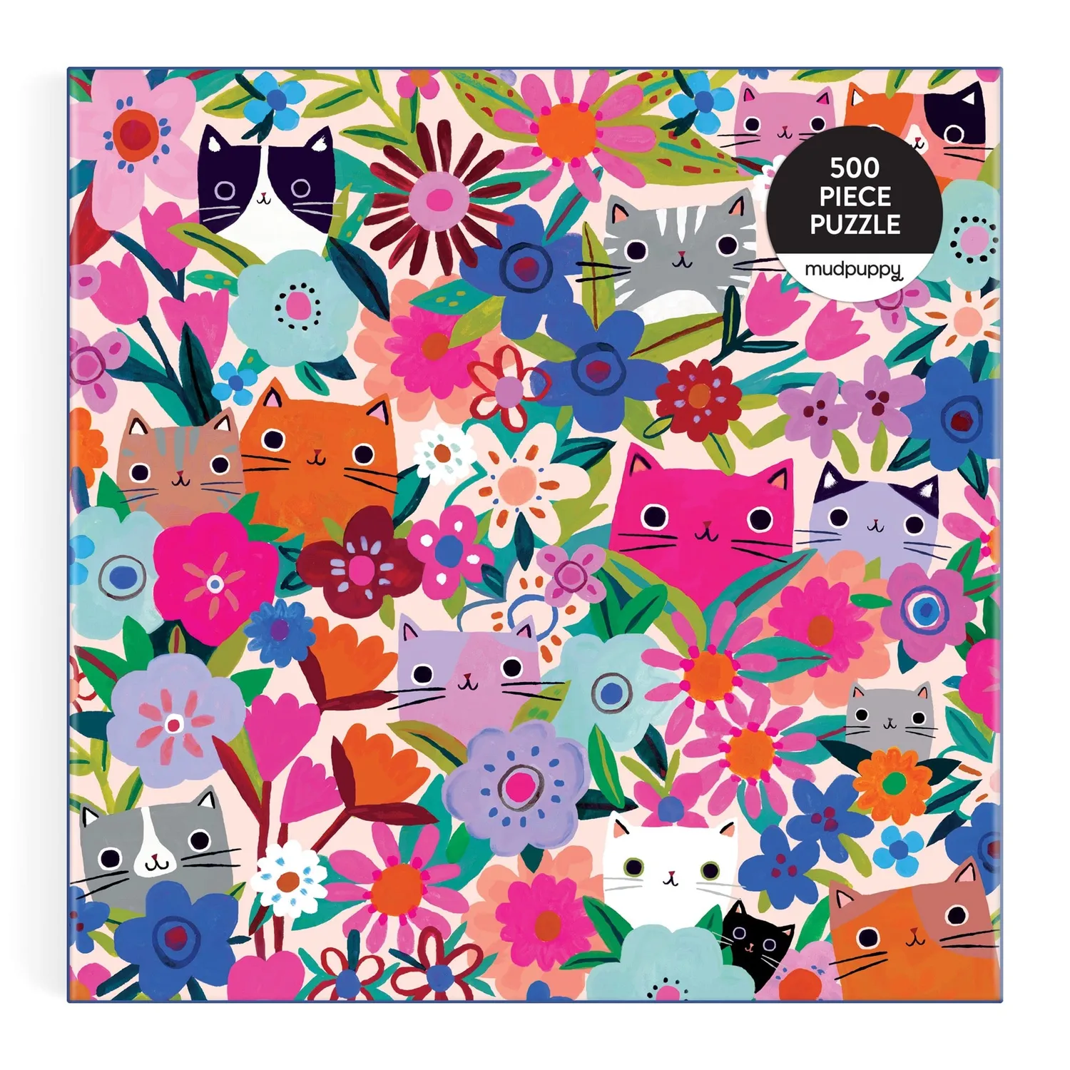 Good Puzzle Co. Tara Lilly Blooming Cats puslespil 500 brikker katte
