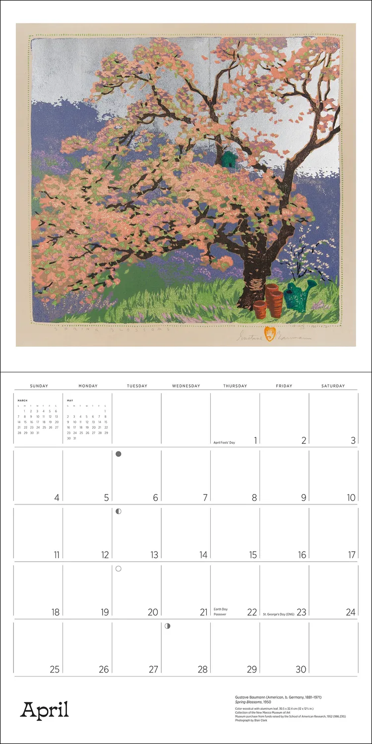 Pomegranate Baumann vægkalender 2027 landskaber