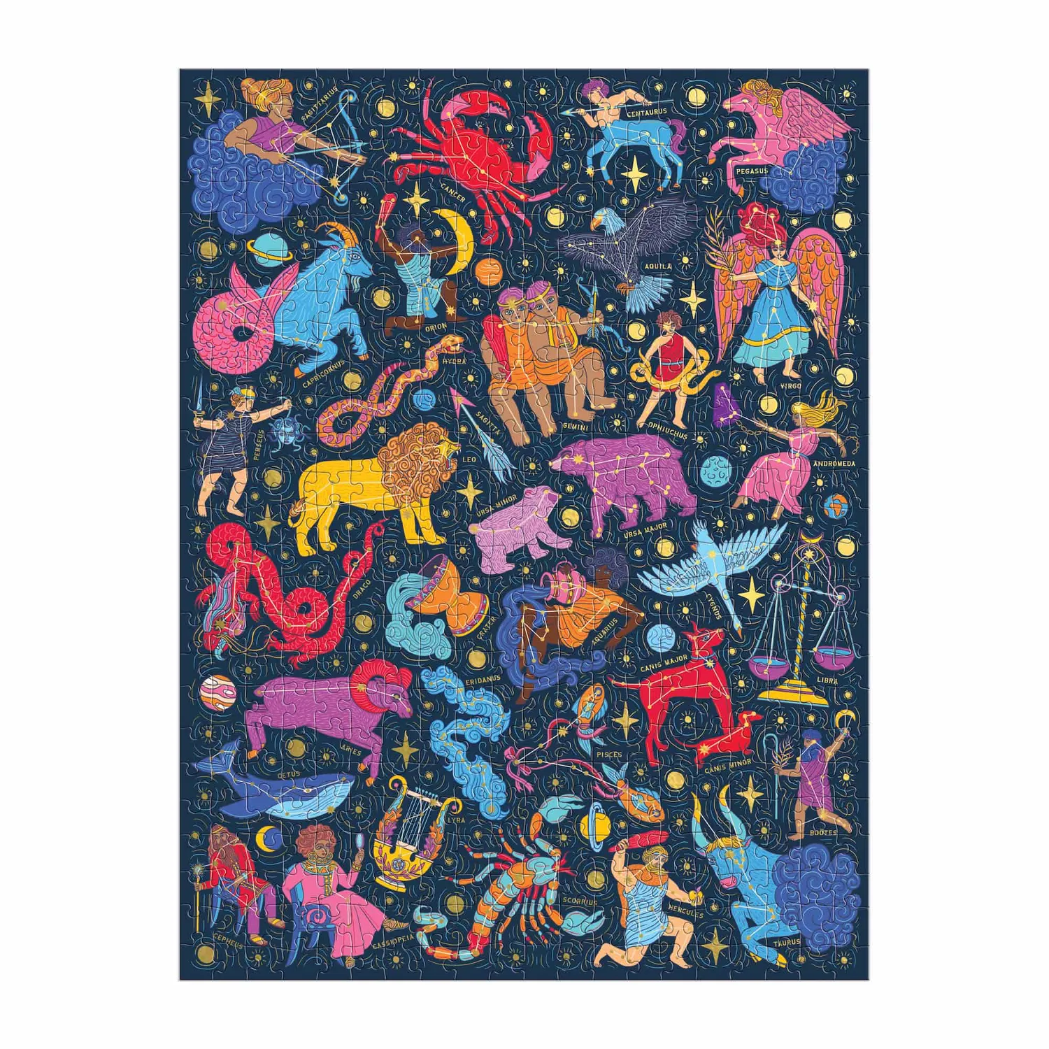 Good Puzzle Co. Constellations 101 puslespil 500 brikker stjerner