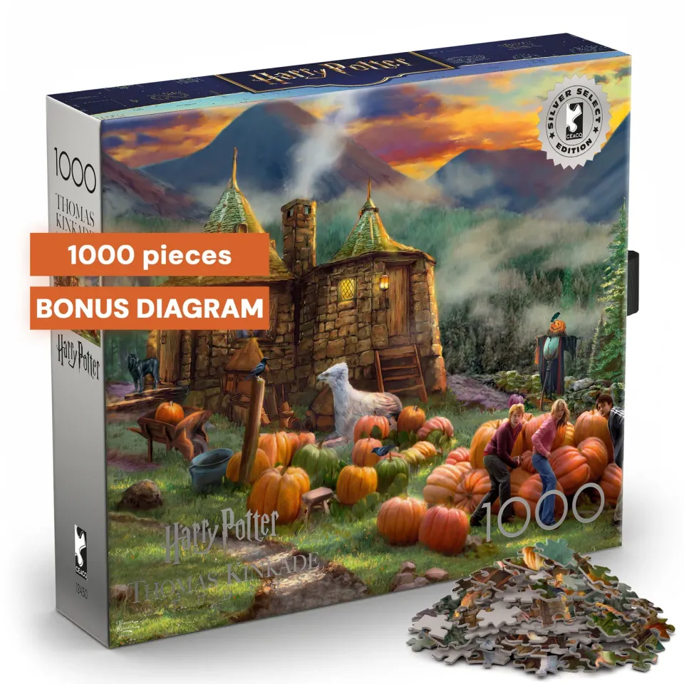 Ceaco Silver Select Hagrids Hut puslespil 1000 brikker Harry Potter
