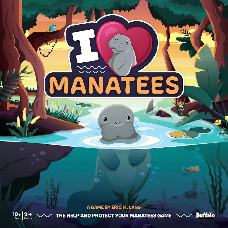 Buffalo Games I Heart Manatees brætspil familiespil