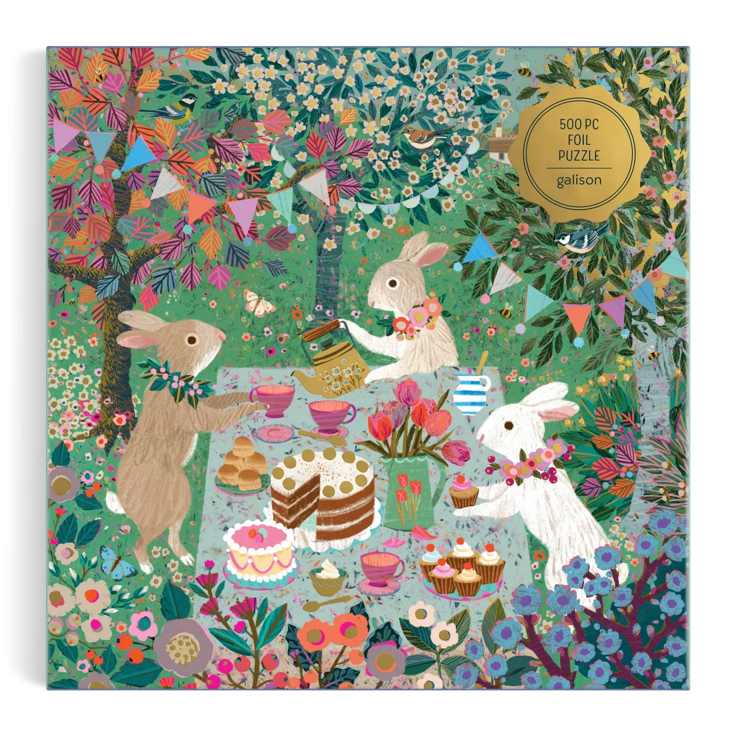 Good Puzzle Co Spring Tea Party puslespil 500 brikker folie