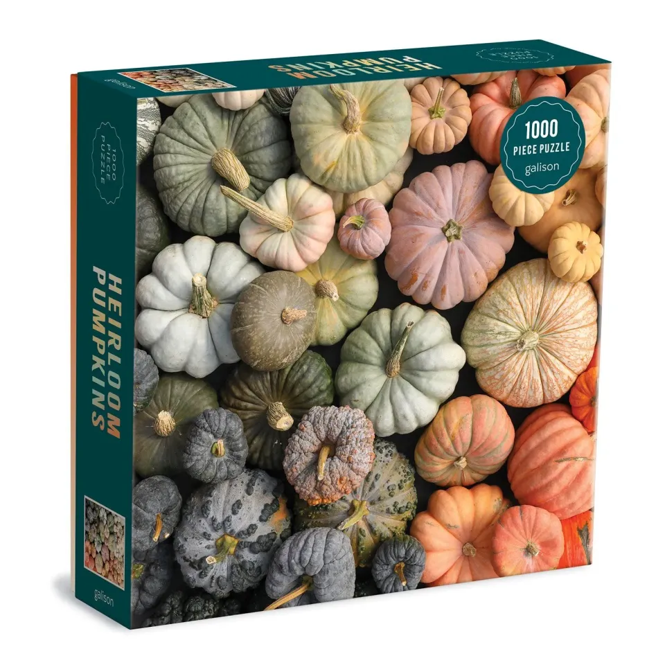 Galison Heirloom Pumpkins puslespil 1000 brikker efterår