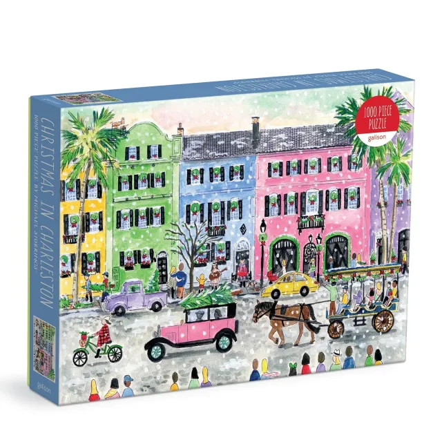 Good Puzzle Co. Christmas in Charleston puslespil 1000 brikker jul