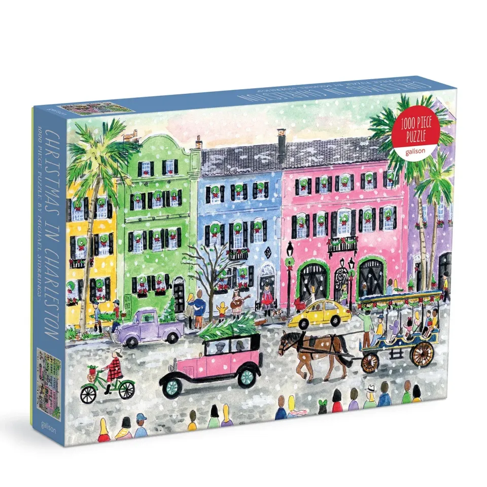 Good Puzzle Co. Christmas in Charleston puslespil 1000 brikker jul