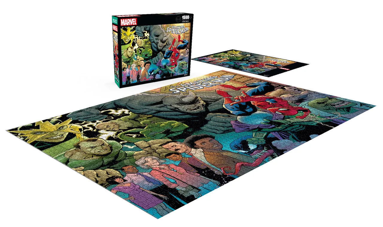 Buffalo Games Marvel Back To Basics Spider-Man puslespil 1500 brikker