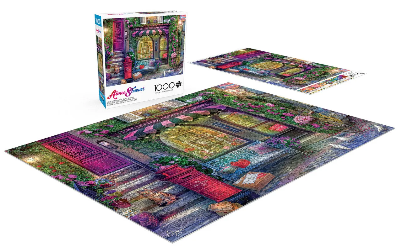 Buffalo Games Aimee Stewart Love Letters puslespil 1000 brikker