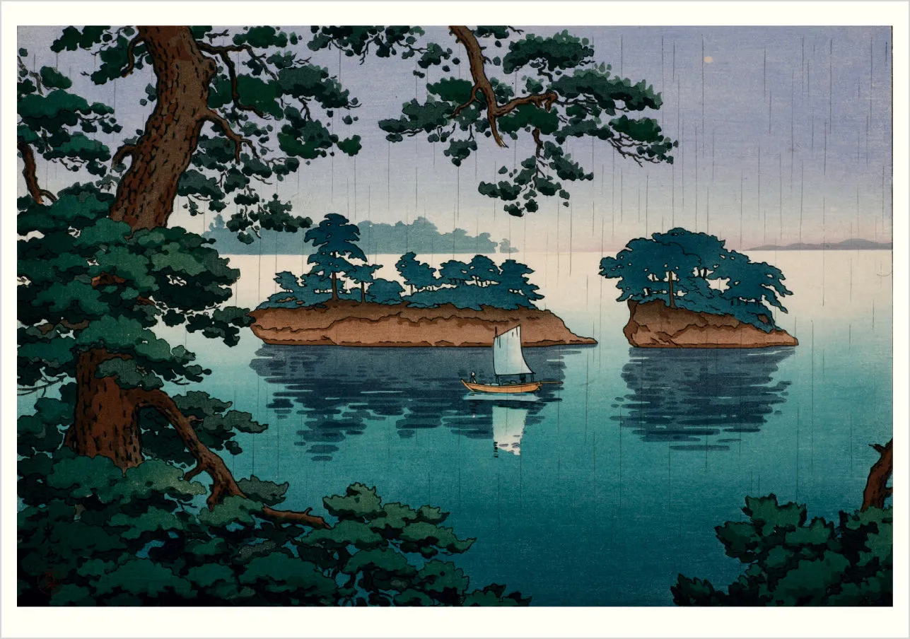 Haiku Japanese Art kortsæt 20 stk fugle landskaber