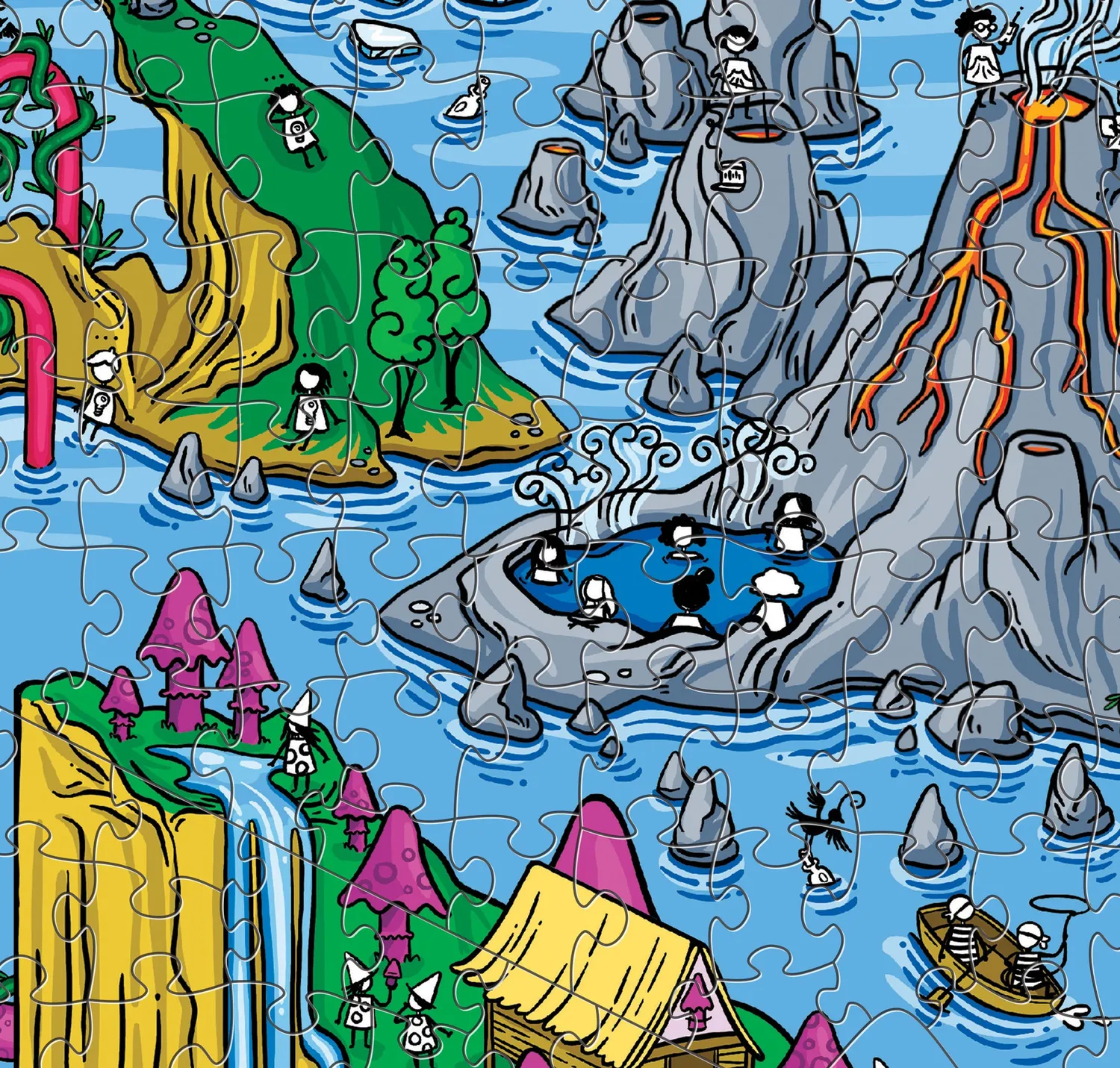 Magic Puzzle Company Happy Isles puslespil paradis