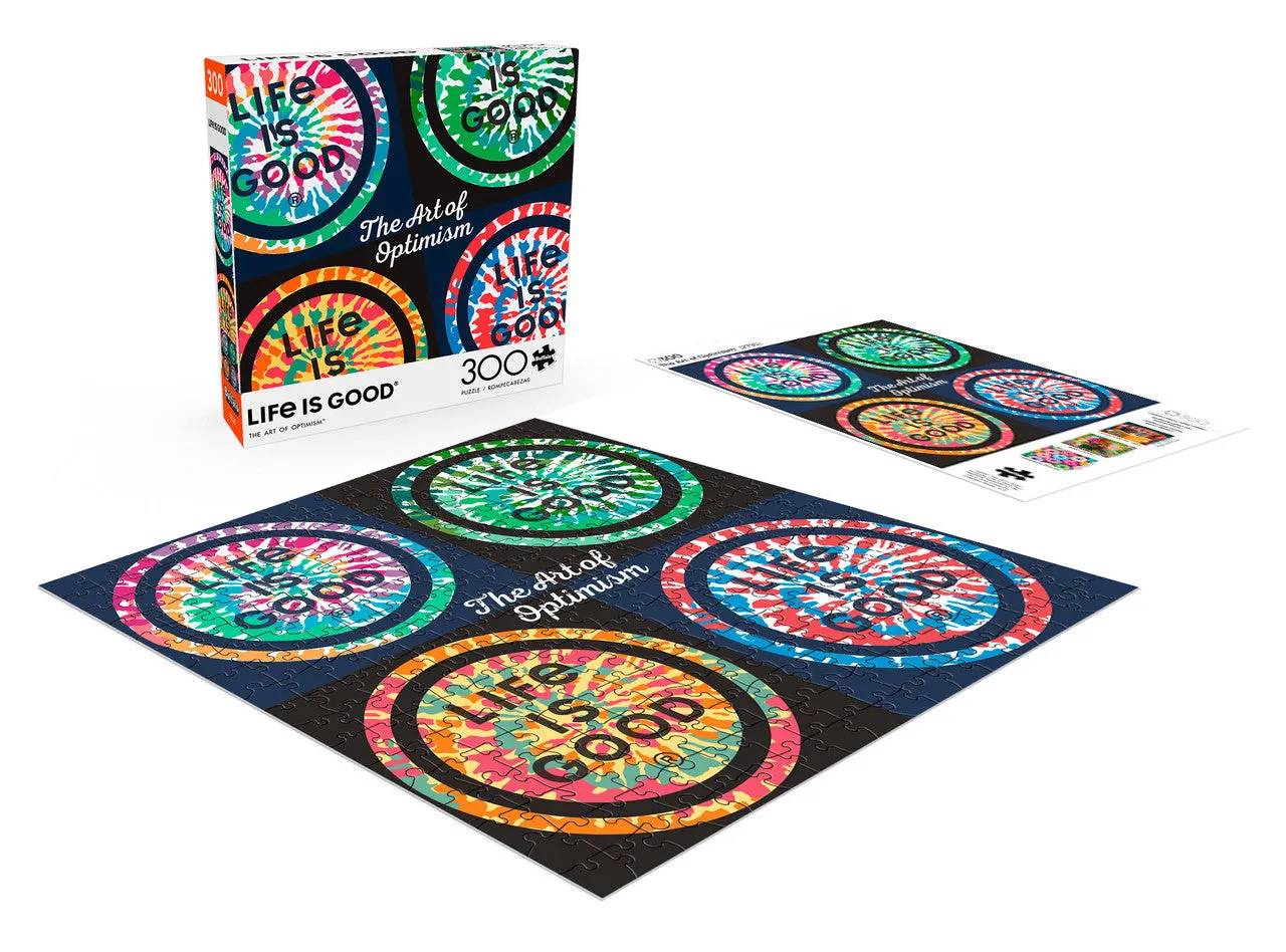 Buffalo Games Life is Good Optimism puslespil 300 store brikker