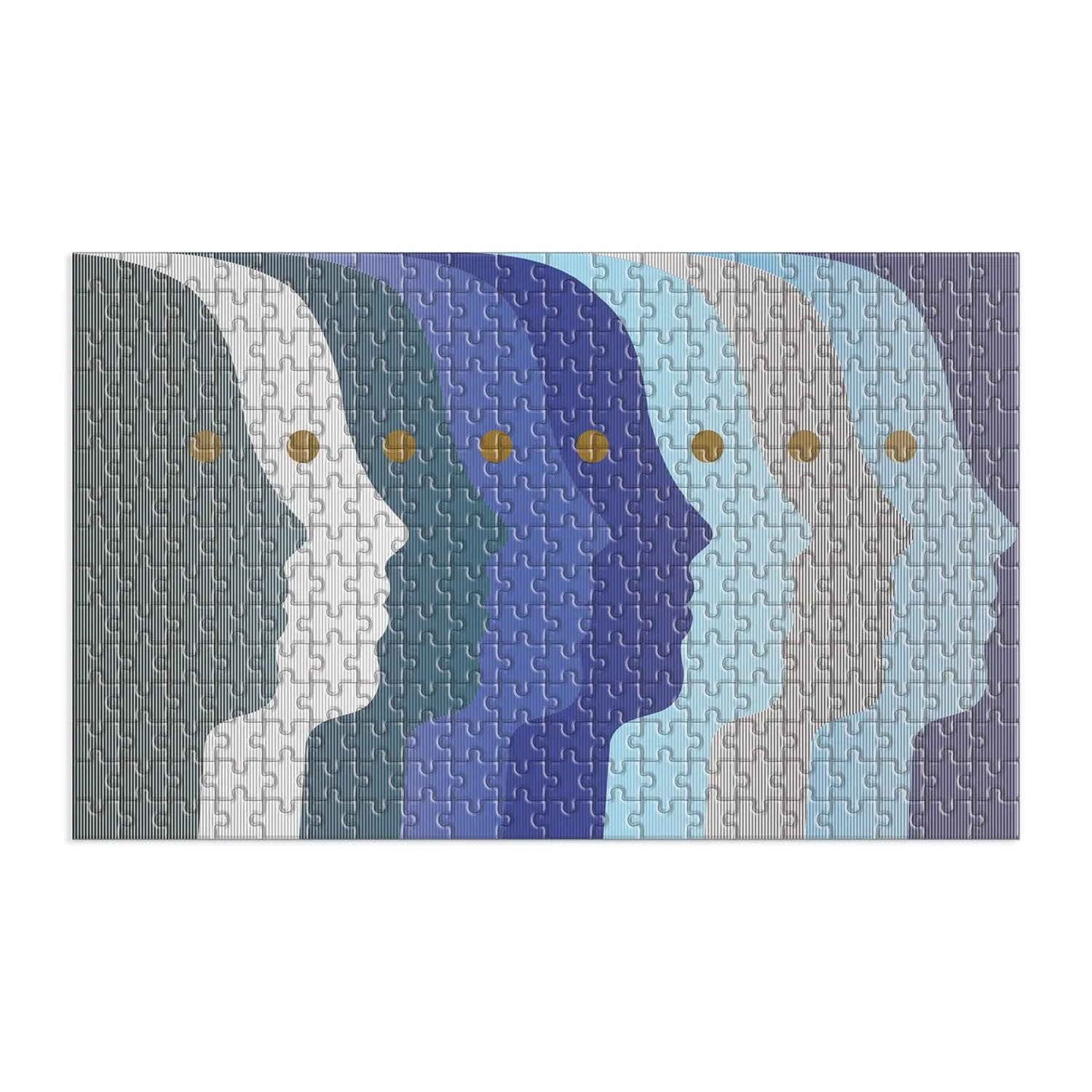 Good Puzzle Co. Jonathan Adler Atlas puslespil 300 brikker lenticular
