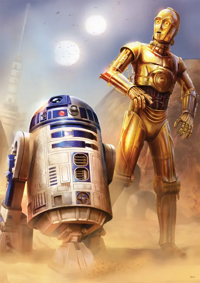 Buffalo Games Star Wars Droids at Tatooine puslespil 300 brikker