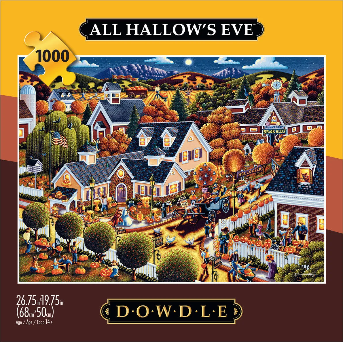 Buffalo Games Eric Dowdle All Hallow's Eve puslespil 1000 brikker halloween
