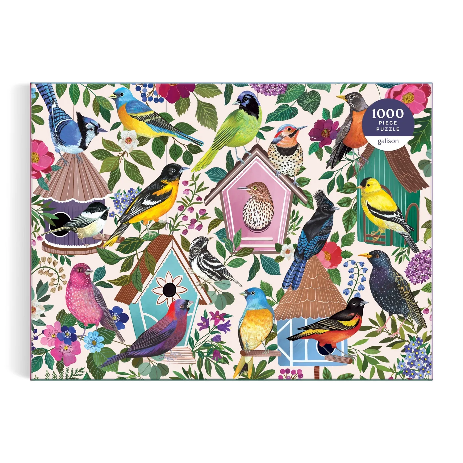 Good Puzzle Co. Birdhouse Lane puslespil 1000 brikker fuglehuse