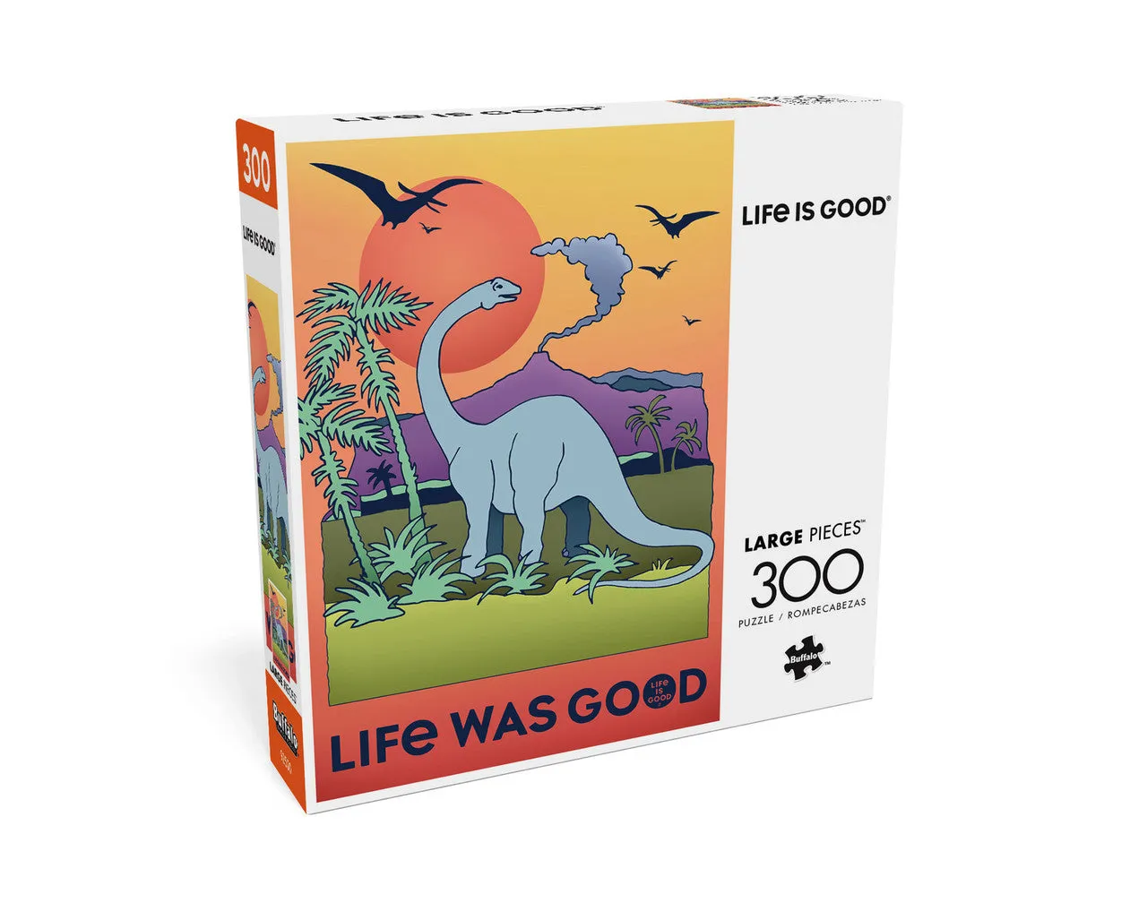 Buffalo Games Life Was Good puslespil 300 store brikker dino