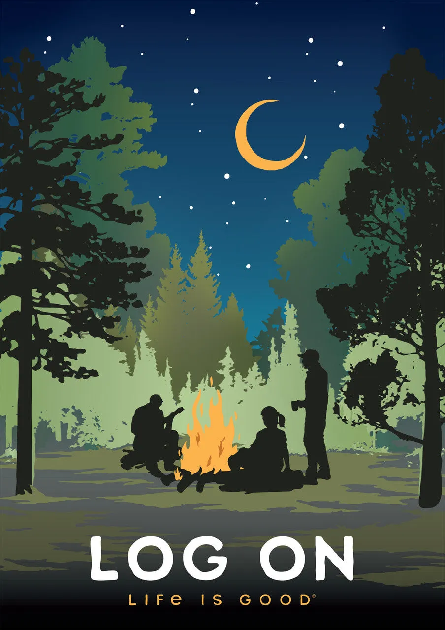 Buffalo Games Life Is Good Forest Log On puslespil 500 brikker nat