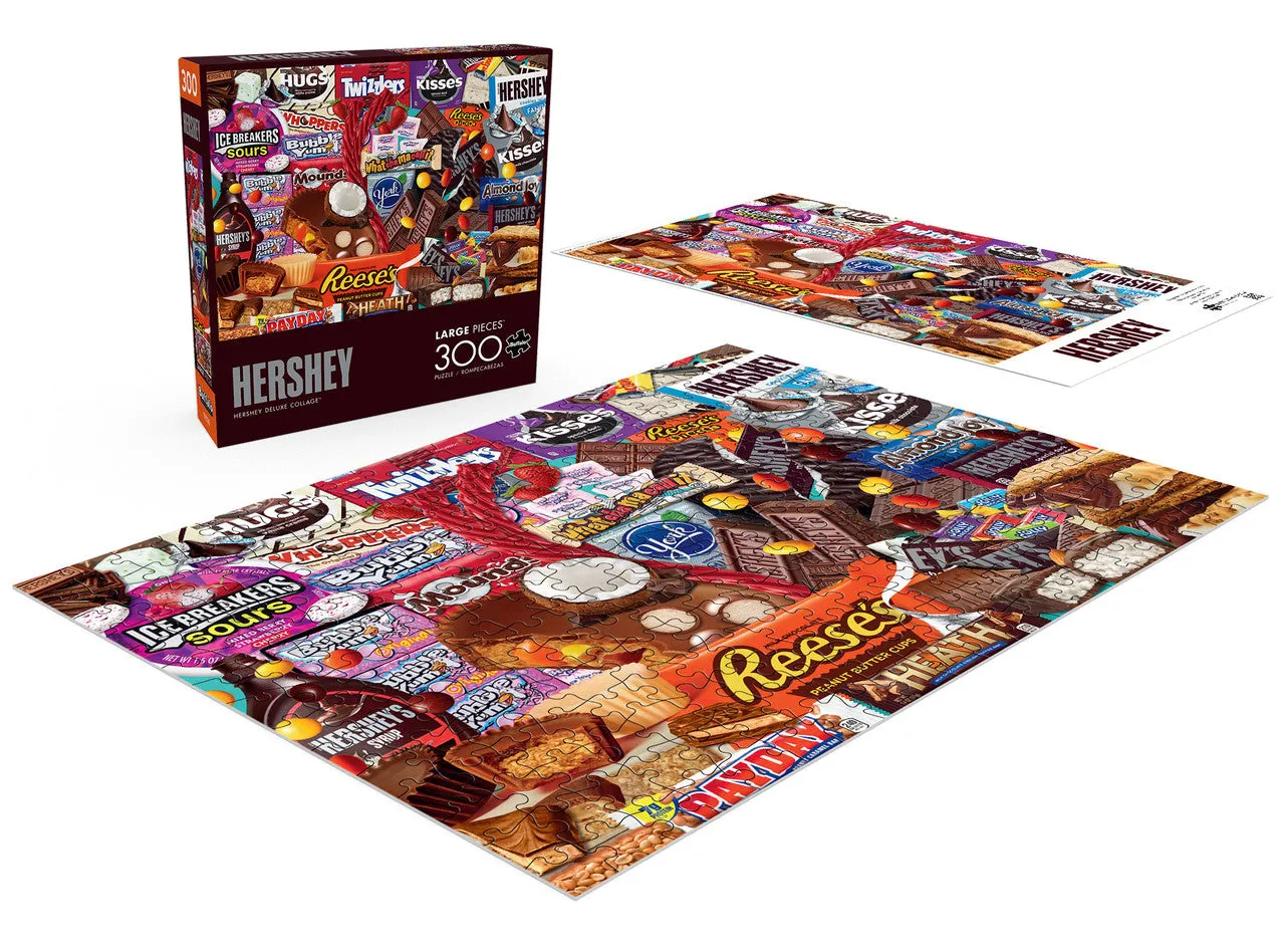 Buffalo Games Hershey Deluxe Collage puslespil 300 store brikker