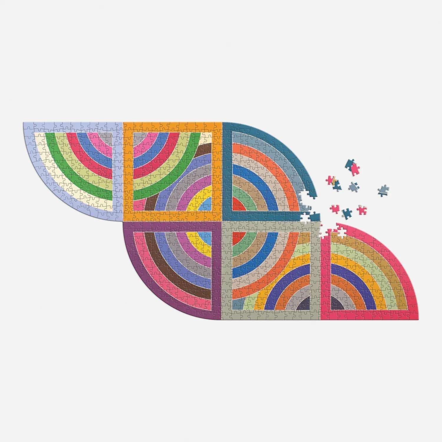 Galison Frank Stella Harran II puslespil 750 brikker formet