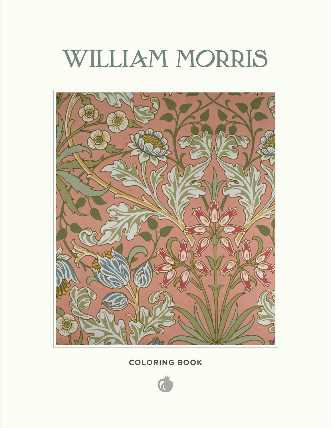 Pomegranate William Morris malebog blomster
