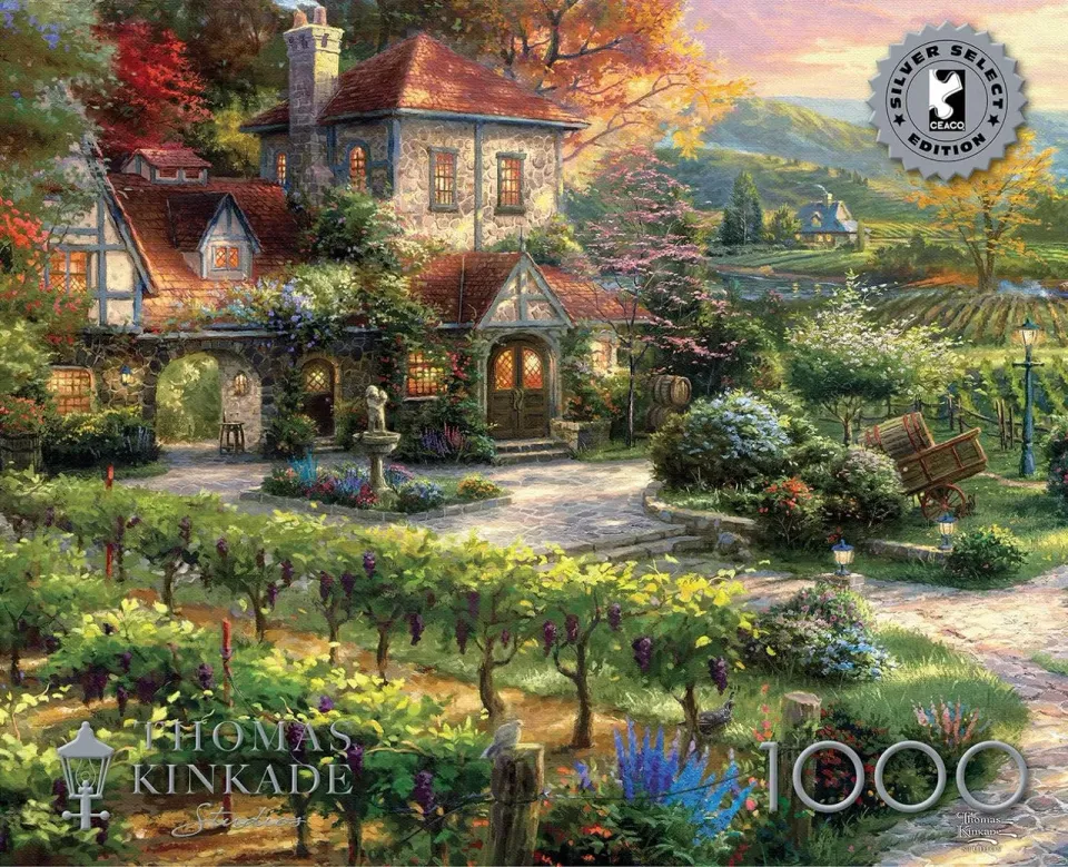 Buffalo Games Kinkade Wine Country puslespil 1000 brikker