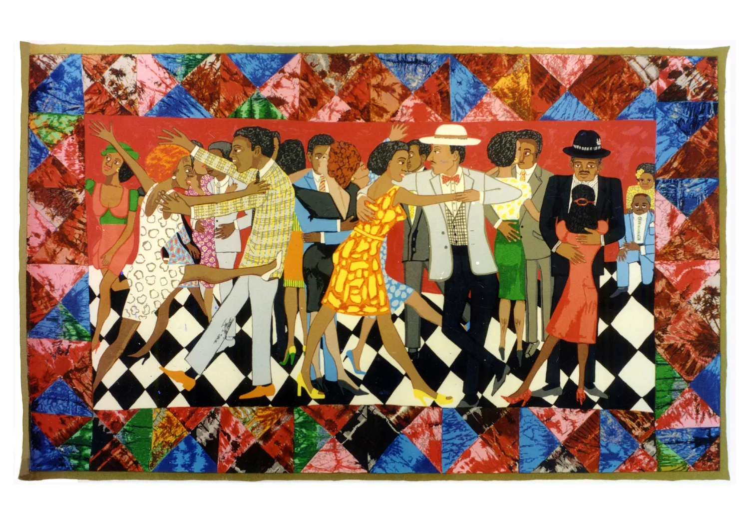 Pomegranate Faith Ringgold kortæske 20 brevkort quiltkunst