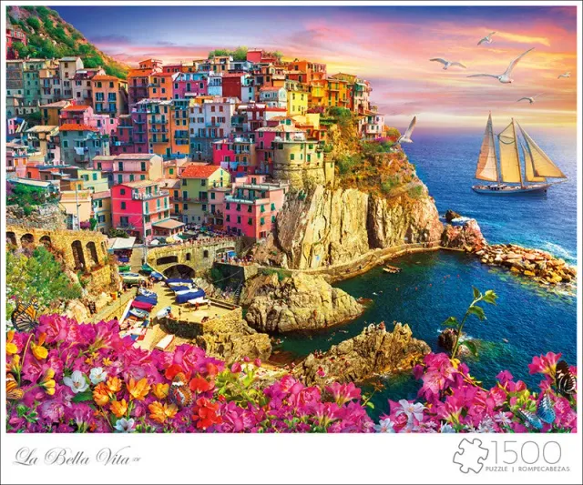 Buffalo Games La Bella Vita 1500 puslespil Italien