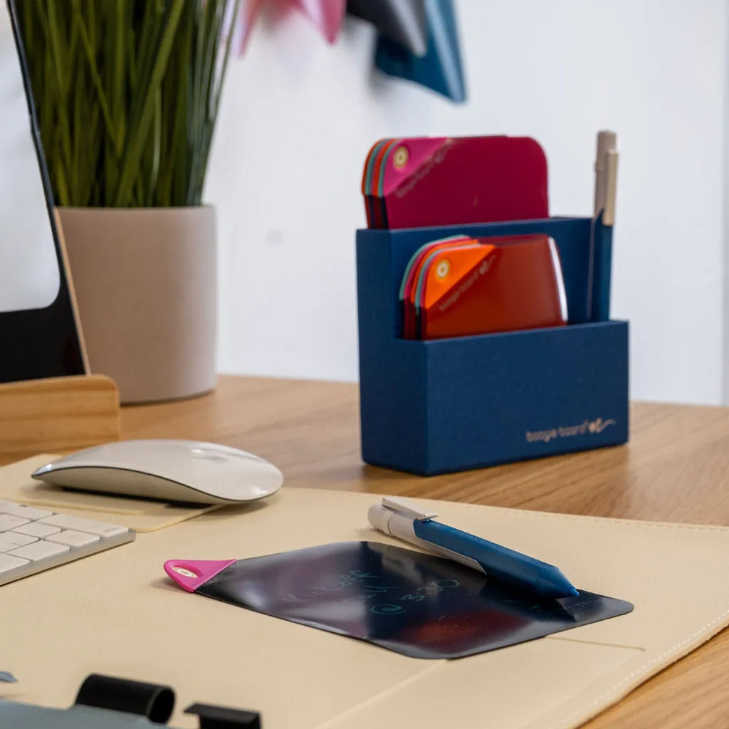 Buffalo Games VersaNotes Desk Organizer opbevaring blå Boogie Board