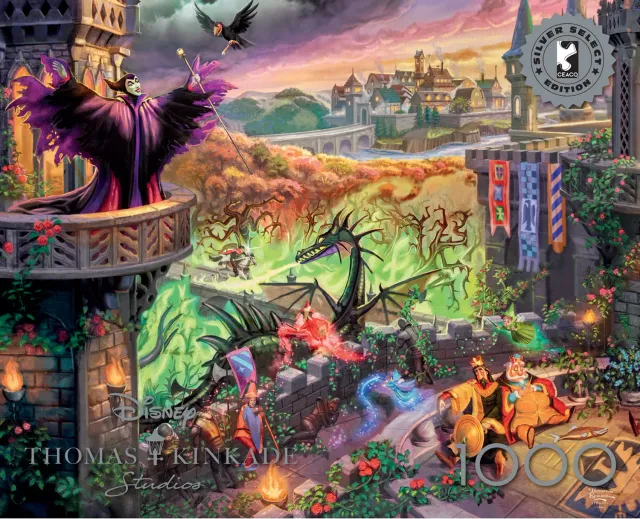 Buffalo Games Silver Select Maleficent puslespil 1000 brikker
