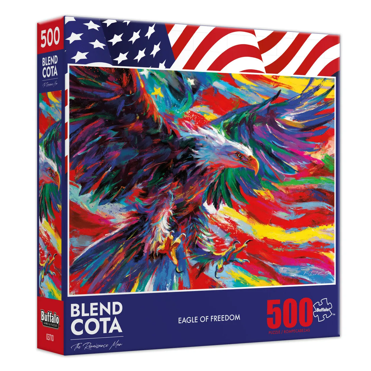 Buffalo Games Americana Eagle of Freedom puslespil 500 ørn