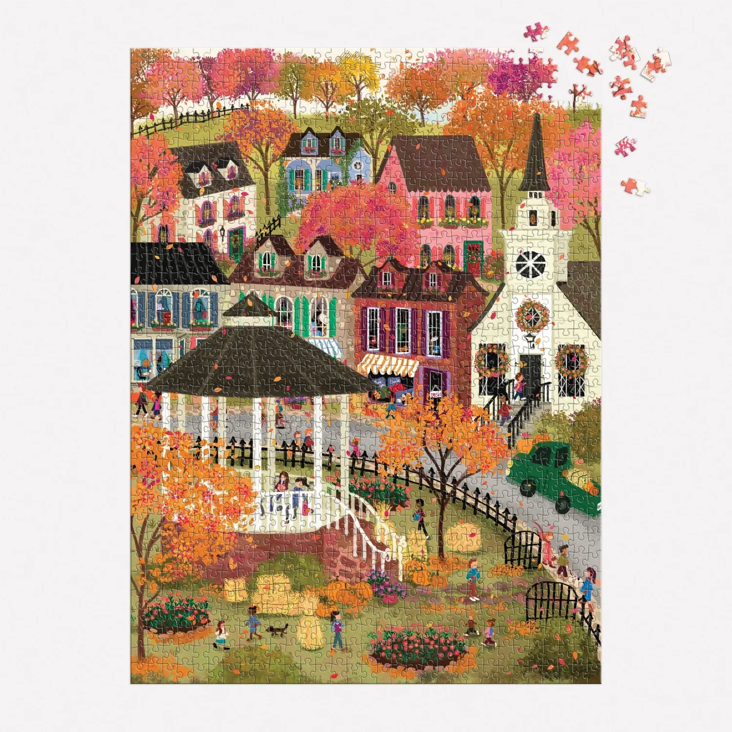 Good Puzzle Co. Joy Laforme Falls Hollow puslespil 1000 brikker efterår