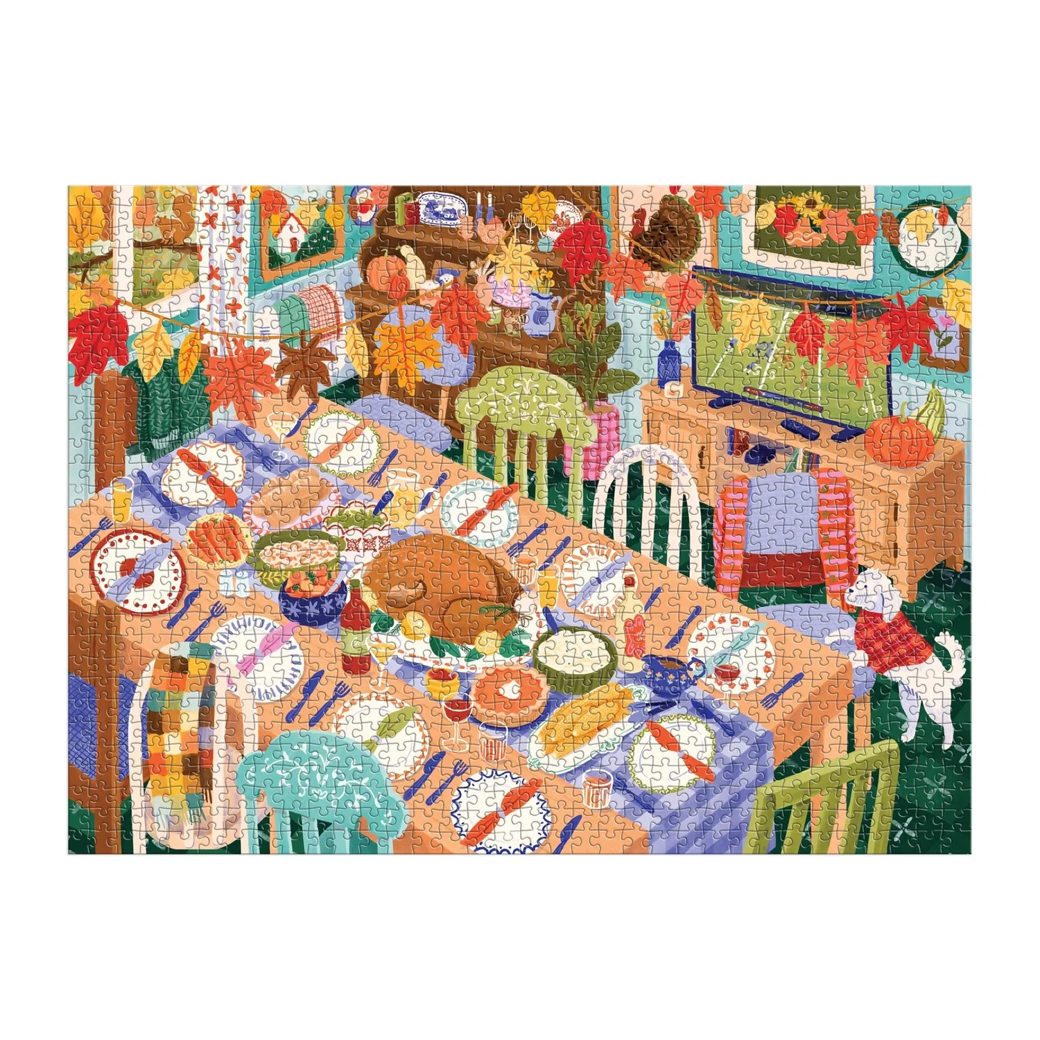 Good Puzzle Co. Thankful Table puslespil 1000 brikker efterår