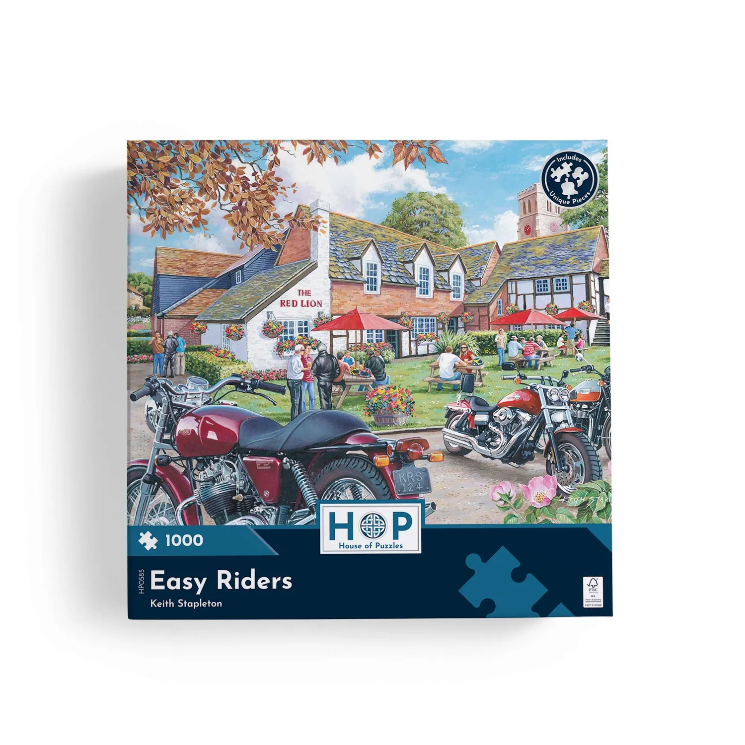 House of Puzzle Easy Riders puslespil 1000 brikker pub