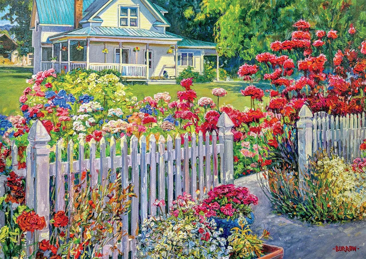 Buffalo Bonjour Fenceline Garden puslespil 500 brikker have