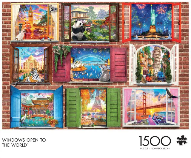 Buffalo Games Windows Open to the World puslespil 1500 brikker