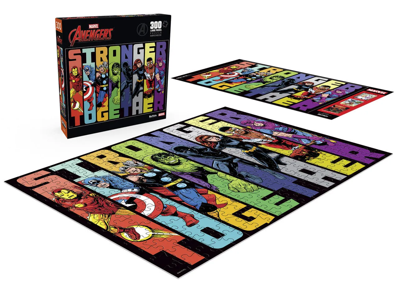 Buffalo Games Marvel Stronger Together puslespil 300 brikker large