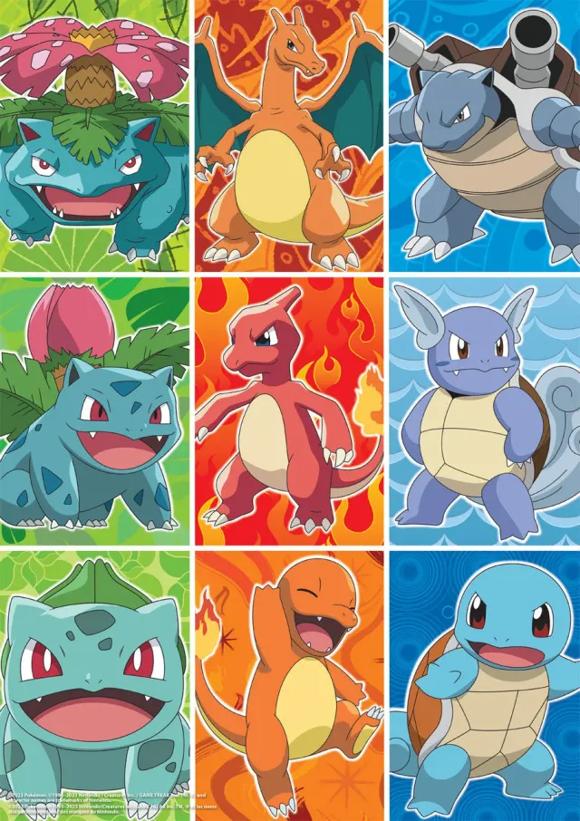 Buffalo Games Pokemon Kanto First Partner puslespil 300 store brikker
