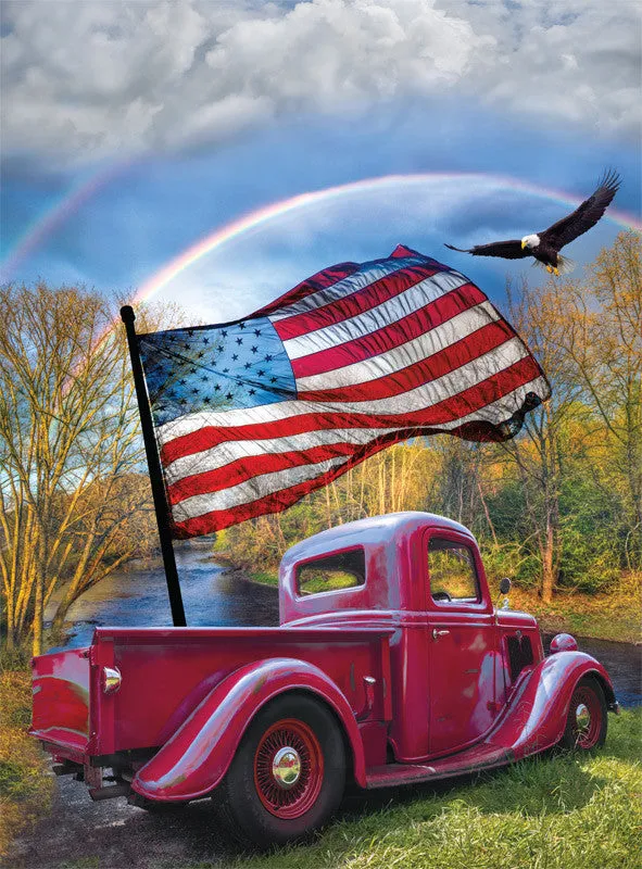 Buffalo Games Country Life Old Glory puslespil 1000 patriotisk