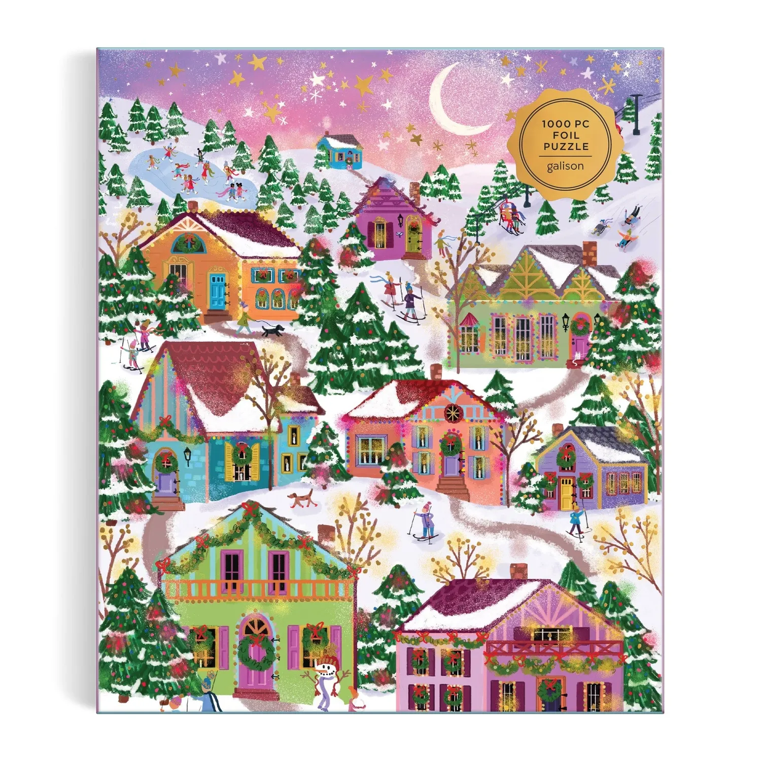 Joy Laforme Snowcap Village puslespil 1000 brikker folie