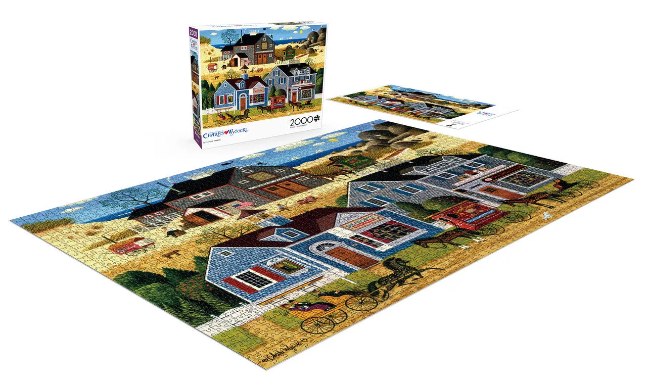 Buffalo Games Charles Wysocki Devilstone Harbor puslespil 2000 brikker havn