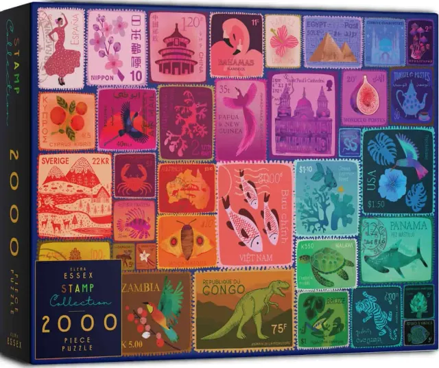 Elena Essex Stamp Collection puslespil 2000 brikker frimærker