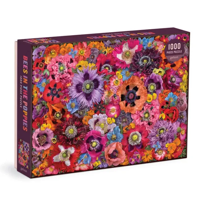 Good Puzzle Co Bees in the Poppies puslespil 1000 brikker